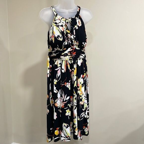 NWOT New Directions Floral Dress.  Size 6 S small - Picture 1 of 10